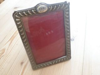 Vintage Hallmarked Silver Photo Frame 7 X 5 Ins Approx