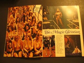 Adam Film World Vol.  2 No.  4 May,  1970 Magic Christian,  Ringo Starr,  Raquel Welch 2