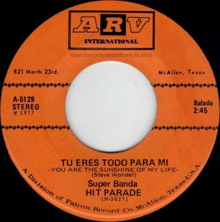 Rare Texas Latin Chicano Modern Soul 45 Banda Hit Parade Stevie Wonder Mp3