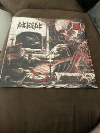 Deicide - Overtures Of Blasphemy Lp 1st Press Red Marble Vinyl Death Metal