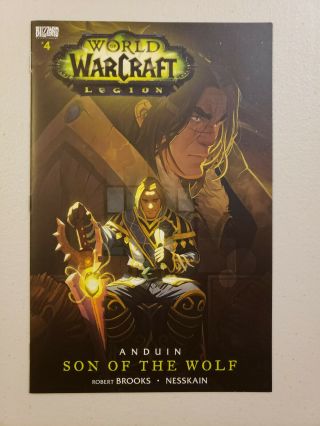 Sdcc 2016 Comic - Con Exclusive World Of Warcraft Legion 4 Anduin Son Of The Wolf