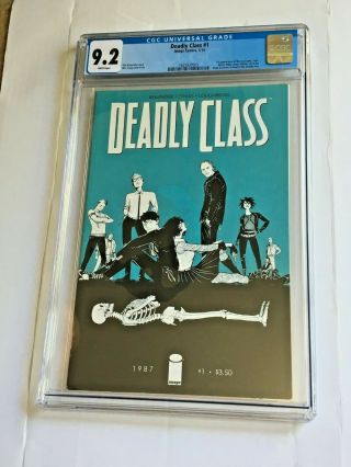 Deadly Class 1 Cgc 9.  2 Near - Image Syfy Show Hot 1st Print Not Cgc 9.  8