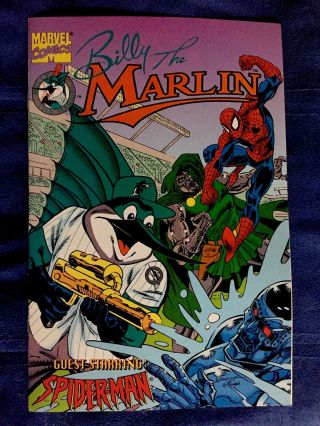 1996 Marvel Comics Ft.  Billy The Marlin Guest Starring Spiderman Extremely Rare