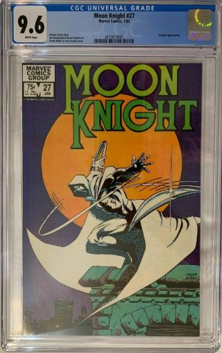 Moon Knight 27 Cgc 9.  6 Nm,  (1980 Series) Miller Cover & Grant Story