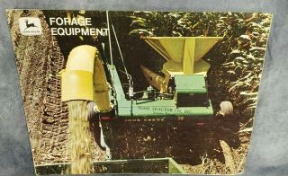 1969 John Deere Forage Equipment Sales Brochure,  Model 34,  38,  60c,  Wagons