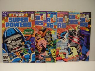 Powers 1 - 6 - Complete Jack Kirby Set - Darkseid Saga - Nm/m