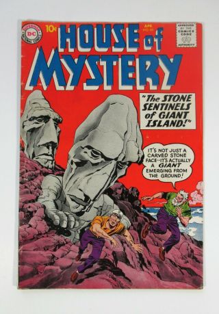 House Of Mystery 85 Jack Kirby Stone Heads Cover And Interior Art Dc Comics
