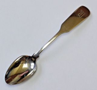 Vintage Gorham Sterling Silver 6 " Teaspoon - Old English Tipt - " W " Monogram