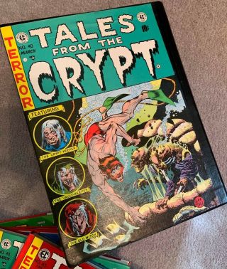 TALES FROM THE CRYPT HC BOX SET Russ Cochran,  1979 Box FN,  books NM 2