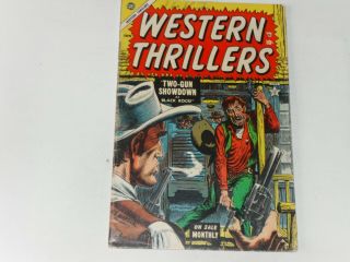 Western Thrillers 3 Jan 1955 Atlas Western Comic Russ Heath Cover