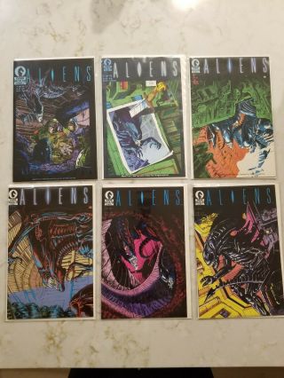 Rare Aliens Mini Series 1 - 6 (1988,  Dark Horse) Complete Set All 1st Prints
