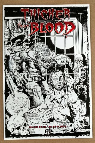 Thicker Than Blood Graphic Novel - Pencil & Ink Edition (ploog) Nm/new