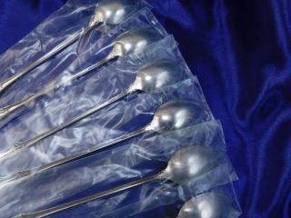 FINE ARTS SOUTHERN COLONIAL STERLING SILVER ICED TEA SPOON - B T 6