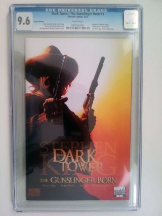 Cgc Dark Tower The Gunslinger Born 1 Premiere Issue Variant Quesada Comic Book