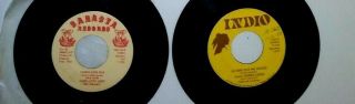 EIGHT RARE VINTAGE ISIDRO LOPEZ 45 RPM RECORDS ALL SONGS LISTED BELOW 5