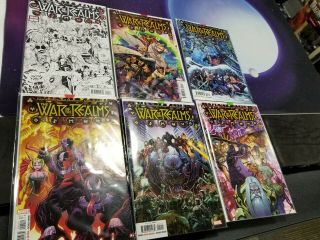 War Of The Realms 1 - 6 - Includes Rare Variant 1 - Party Sketch Great Deal