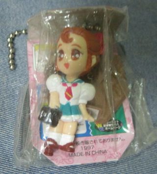 Vintage 90s Sega Revolutionary Girl Utena Figure Keychain Wakaba Shinohara
