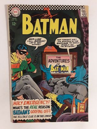 Batman 183 (vg - 3.  5) 1966 2nd Appearance Of Poison Ivy Silver Age Dc Comics