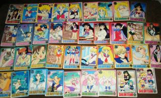 Bandai Sailor Moon Carddass Graffiti Part 5 Regular 38 Cards Set
