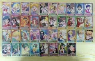 Bandai Sailor Moon Carddass Graffiti Part 6 Regular 38 Cards Set