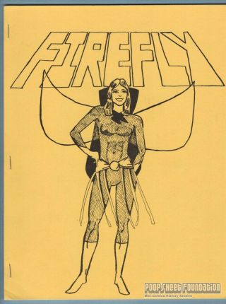 Firefly 1 Comic Fanzine Klaus Haisch David Heath Jr Ama - Hero Superheroine 1975