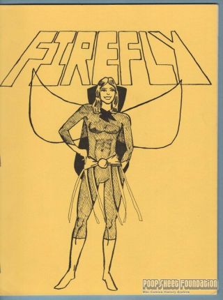 FIREFLY 1 comic fanzine KLAUS HAISCH David Heath Jr ama - hero superheroine 1975 2