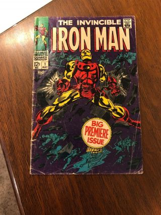 Iron Man 1 Marvel 1968 First Issue Of Iron Man