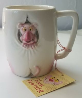 Royal Orleans 1981 Pink Panther United Artist Ceramic Cups Mug