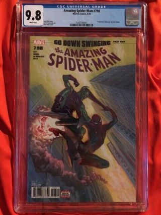 Spiderman 798 Cgc 9.  8 Nm/mt Near 1st Appearance Red Goblin Ross