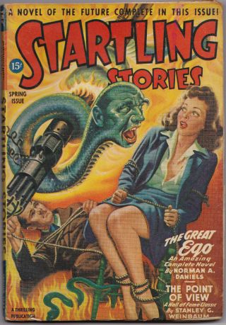 Startling Stories Pulp Spring 1944 Fine Cond Full Length Story Aliens,  Bondage