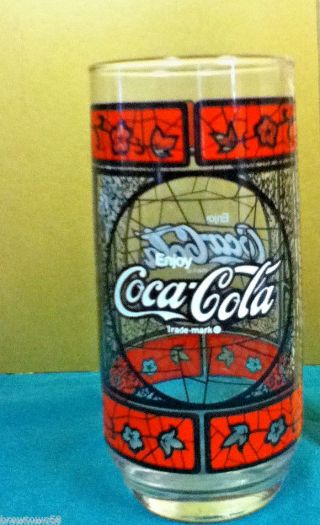 Coke Coca - Cola Soda Soft Drink Glass Glasses 1 Pop Bottling Company Bb3 Vintage