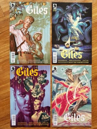 Buffy The Vampire Slayer: Giles 1 - 4 - All A Covers Season 11 Girl Blue Complete