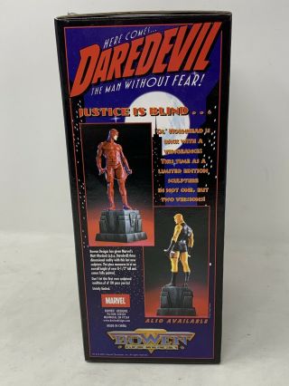 Marvel Randy Bowen Designs DareDevil Small Scale Painted Statue Red /4000 w Box 8
