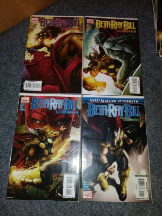 Beta Ray Bill Godhunter 1 - 3 Complete 2009 Marvel Galactus Thor Gotg,  One - Shot
