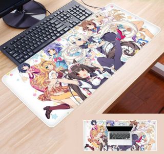 Mousepad Anime Nekopara Chocolat&vanilla Cute Mouse Mat Otaku Gift 70 40cm Xz8