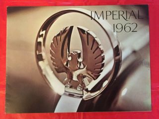 1962 Imperial Car Dealer Sales Brochure