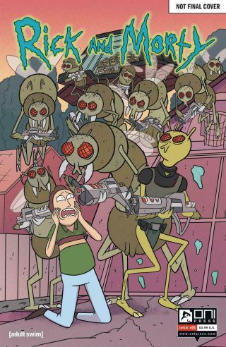Rick & Morty 1 - 5 50th Issue Anniversary Connecting Cover Set - Oni Press