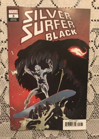 Silver Surfer Black 3 - 1:25 - Variant Marvel Cates - Nm,