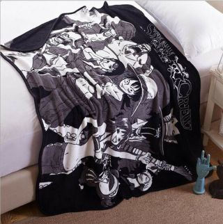 Anime One Piece Luffy Family Soft Warm Blanket Throw Rug Plush Fleece Blanket Df