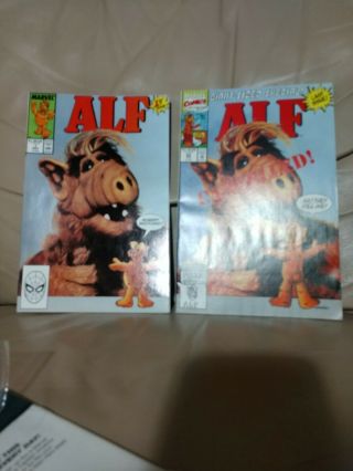 Alf 1 & 50 The First And Final Issues Look To Be Vf Marvel - 1988 - Comic Book