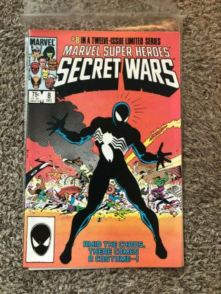Marvel Heroes Secret Wars 8 Dec 1984 1st Black Suit - Venom December