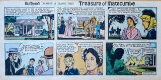 Complete Set Of 13 Walt Disney Treasure Of Matecumbe,  Sunday Comics Jun/aug 1976