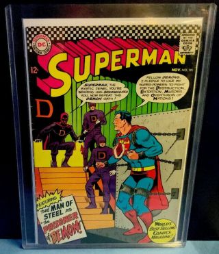 Superman 191 - - Prisoner Of D.  E.  M.  O.  N.  - - 1966 - - Silver Age - -