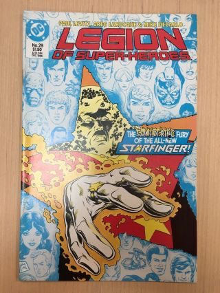 Legion Of - Heroes 29 1986 1st Appearance Of Mon - El