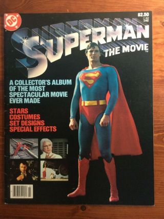 Superman The Movie Dc Limited Collectors Edition C - 62 1978 Oversized Comic