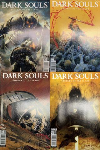 Dark Souls Legends Of The Flame 1 Covers A,  B,  C & D Titans Comics 2016