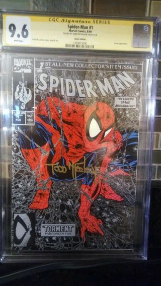 Spider - Man 1 Mcfarlane Ss 9.  6 Signature Series