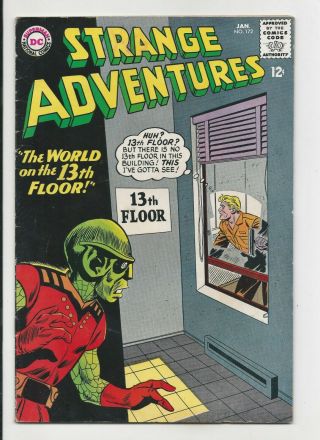 Vintage Dc Comic Book Silver Age 1965 Strange Adventures 172 Aliens Vf,  ?