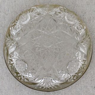 Antique Gorham Sterling Silver American Brilliant Cut Crystal Candy Bowl Dish 5