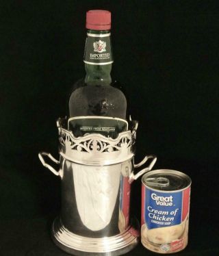 Victorian English Martin Hall Wine Bottle Cooler Champagne Holder Coaster